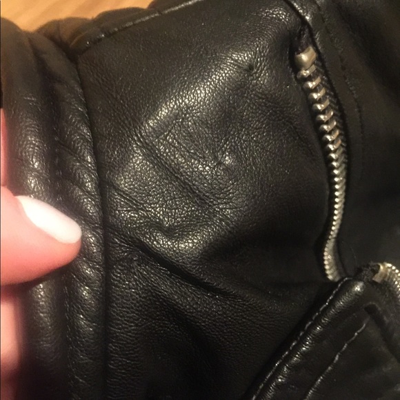 Zara Trafaluc Leather Jacket in Women Small - Picture 12 of 15